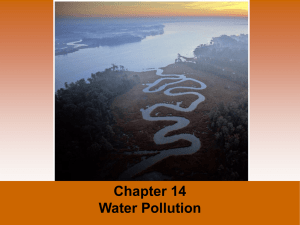 Chapter 14 - Water Pollution