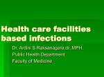 Hospital waste and Health care facilities based infections