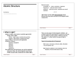 Atomic Structure