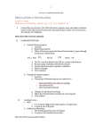 Regulation of Breathing