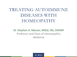 treating autoimmune diseases with homeopathy