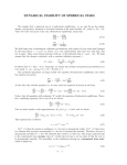 DYNAMICAL STABILITY OF SPHERICAL STARS