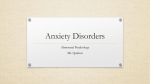 Anxiety Disorders - hhsabnormalpsych