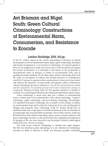 Green Cultural Criminology