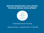 Meeting Marketing Challenges through Brand