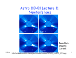 Astro 110-01 Lecture 11 Newton`s laws