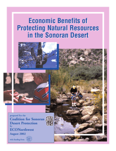 Economic Benefits of Protecting Natural Resources in