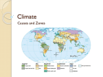 Climate: Causes and World Climates