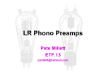 LR Phono Preamps
