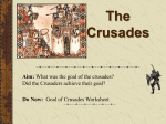 Crusades - Mr. L. Goldsack