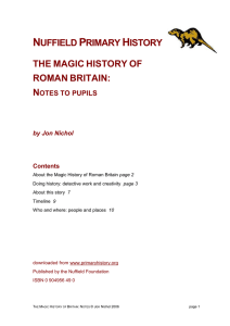 Magic Roman History Notes 1