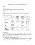 Determination of viscosity with Ostwald viscometer