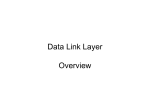 Error Control (Data Link Layer)