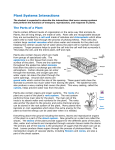 Plant Systems Interactions