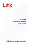 LR Series Receiver Module Data Guide