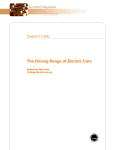 The Driving Range of Electric Cars Sébastien Marcotte