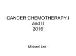 cancer chemotherapy - basic considerations