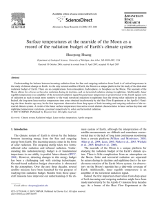 Surface temperatures at the nearside of the Moon as a