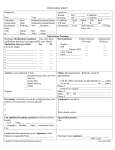 Discharge form