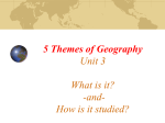 The World of Geography