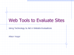 Web Tools to Evaluate Sites