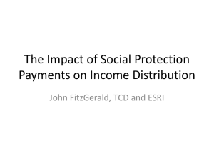 The Impact of Social Protection Payments on Income Distribution