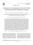 Cathinone: An Investigation of Several N