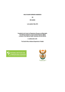 Healthcare workers handbook on Influenza in SA