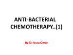 2. Anti bacterial chemotherapy