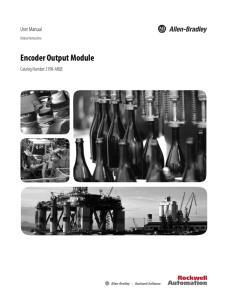 Encoder Output Module User Manual - Literature Library