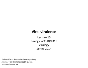 Viral virulence genes