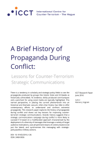 A Brief History of Propaganda During Conflict