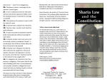 Sharia Law Constitution - Concerned Women for America