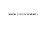 Trophic Ecosystem Models