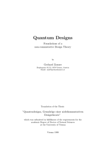 Quantum Designs - Gerhard Zauner