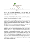 The Anchorage Declaration