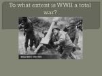 To what extent is the WWII a total war