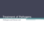 Treatment of Pathogens