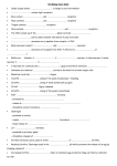 B1 Biology fact sheet Sense organs detect