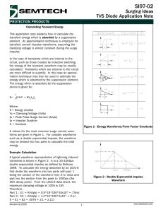 Calculating Transient Energy - SI97-02