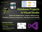 Database Projects in Visual Studio
