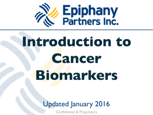 Introduction to Cancer Biomarkers