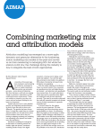 Combining marketing mix and attribution models