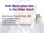 Medication Use in the Elderly