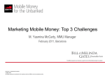 Marketing Mobile Money: Top 3 Challenges