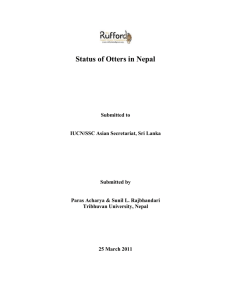 Status of Otters in Nepal