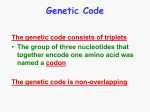 Are the amino acids encoded by more than one codon? (Is the code