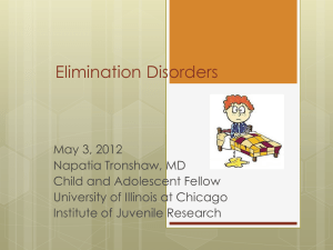 Elimination Disorders