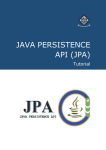 Java Persistence API (JPA)