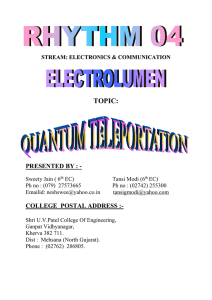 Quantum Teleportation